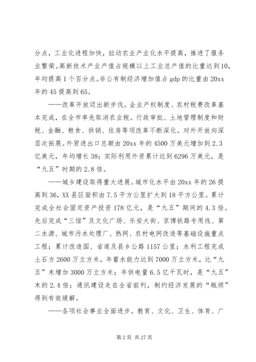 在第十五届人民代表大会第四次会议上的政府工作报告.docx