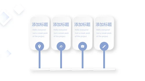 蓝色简约大气医院医疗工作介绍动态PPT模板