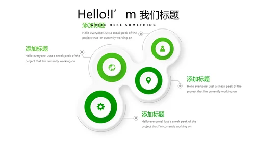 绿色时尚医药代表工作汇报动态PPT