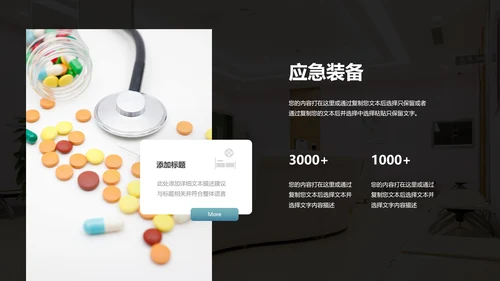 精美医生医疗医学类通用医院宣传PPT模板
