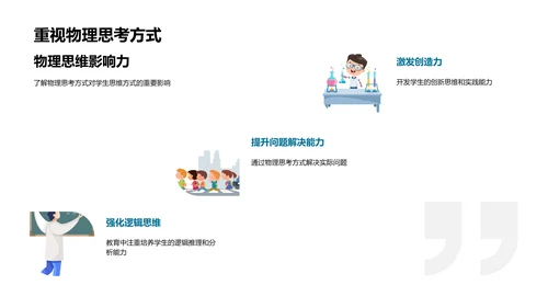 物理思维应用教学PPT模板