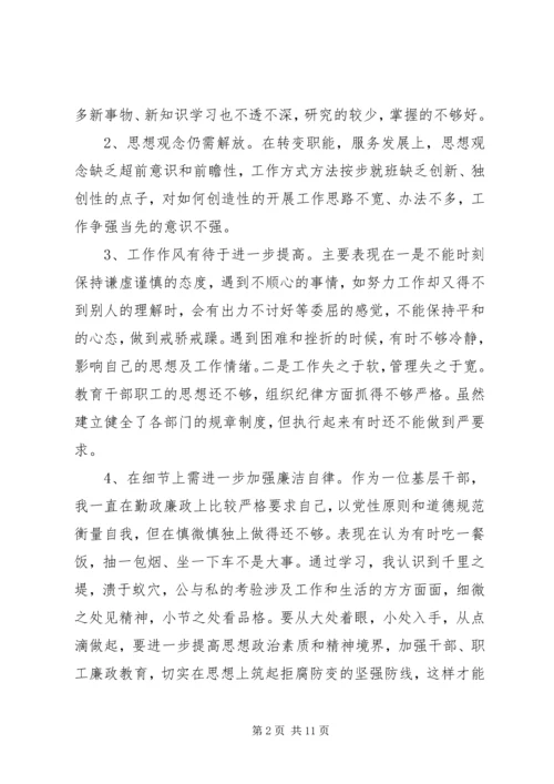 四风回头看自查报告 (2).docx