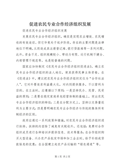 促进农民专业合作经济组织发展 (3).docx