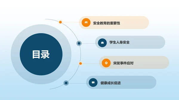 蓝色3D风全国中小学生安全教育日PPT模板