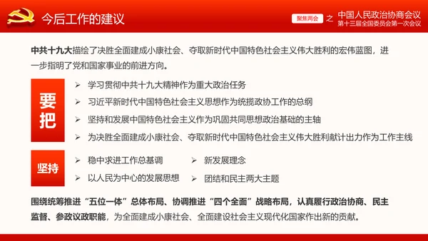 全国两会政协常委会工作报告ppt