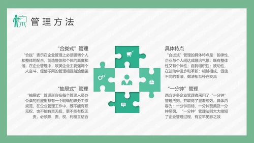公司经营管理模式PPT模板