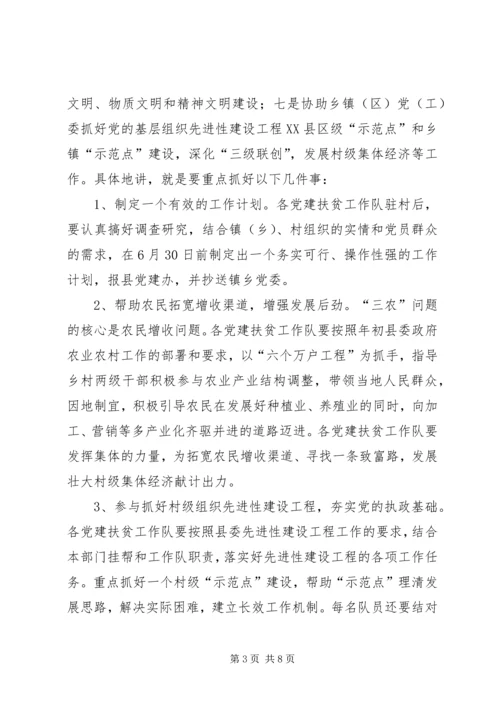 农村党建扶贫动员会讲话.docx