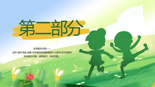 暑期夏令营拓展训练电子相册PPT