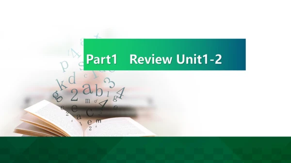 牛津译林版英语五年级下册期末复习Unit1-Unit2课件（44张PPT）