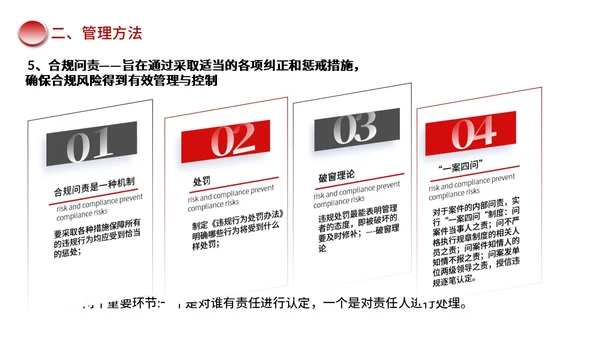 红色黑色简约商务合规风险管理PPT模板合规培训