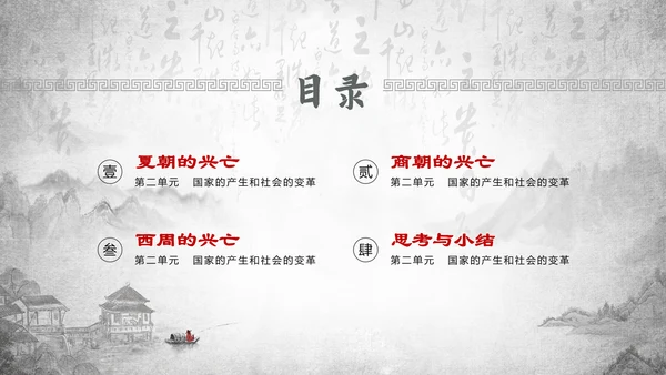 历史课夏商周的兴亡PPT教学课件