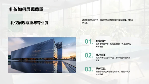 家居业务洽谈新礼仪