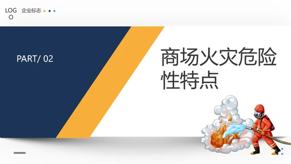 火警119商场超市消防安全知识培训PP模板