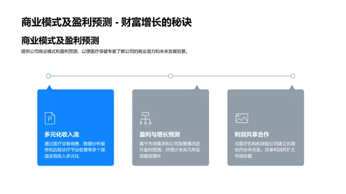 季度医疗科技总结PPT模板