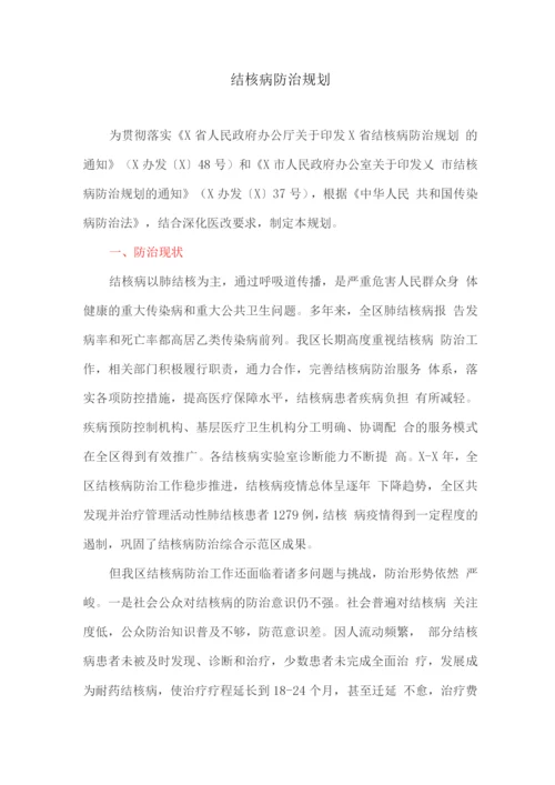 结核病防治规划.docx