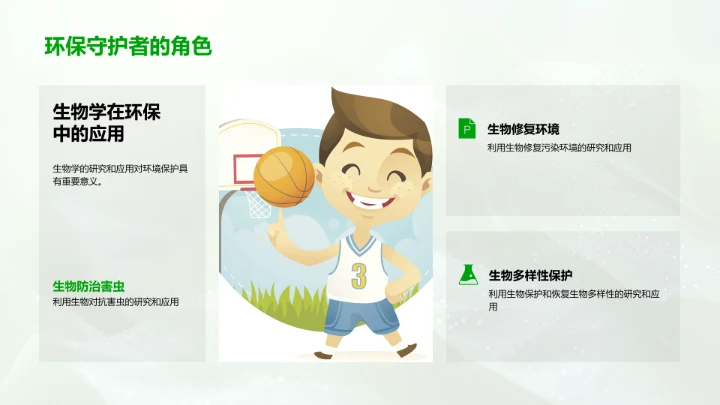 生物学入门教学PPT模板