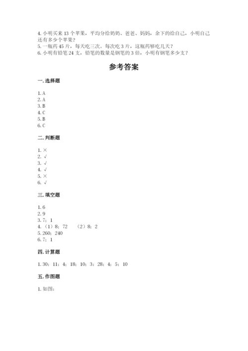 小学二年级下册数学期末测试卷（网校专用）word版.docx