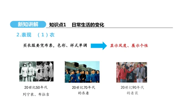 第19课 社会生活的变迁  课件 2024-2025学年统编版八年级历史下册