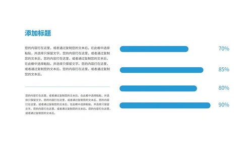 简约风蓝色天空大楼商业融资创业计划书PPT模板