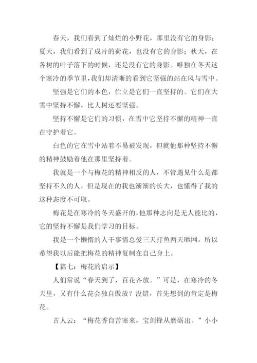 梅花作文300字三年级.docx