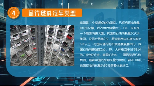新能源汽车电动汽车概念车通用PPT模板