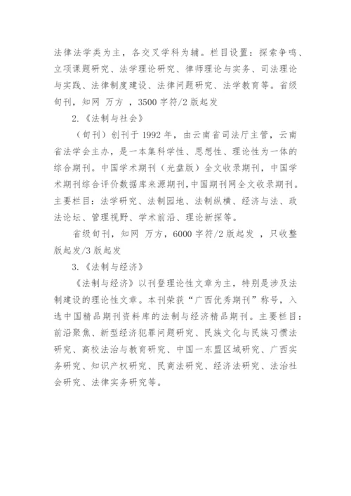了解法学论文发表在哪里.docx