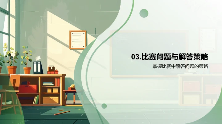 语文竞赛教学PPT模板