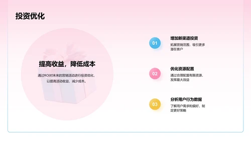粉色3D创意酷炫双十一电商促销活动总结PPT模板