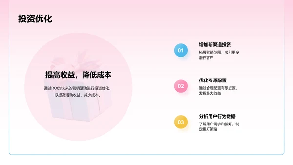 粉色3D创意酷炫双十一电商促销活动总结PPT模板
