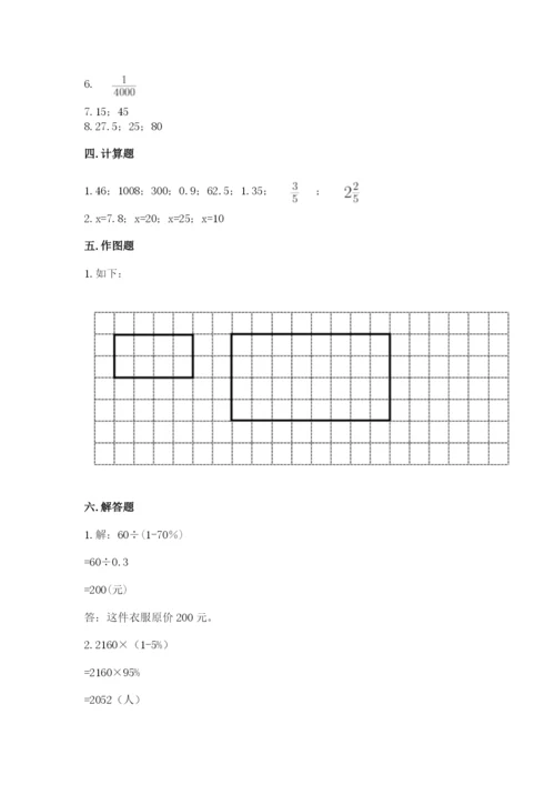 小升初数学期末测试卷（名师系列）.docx