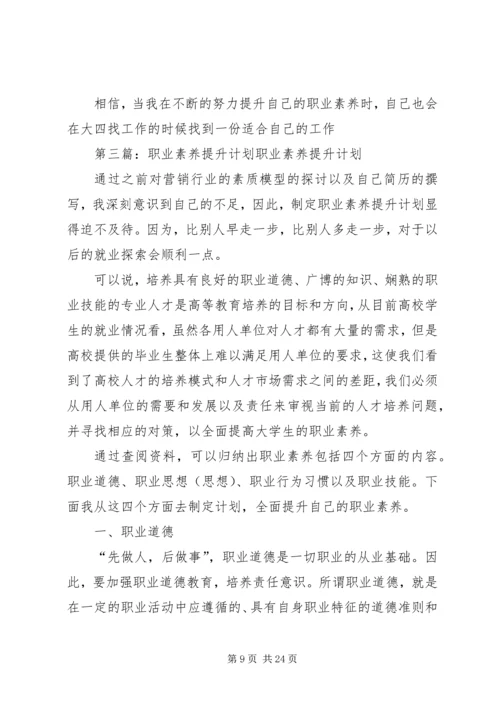 职业素养提升计划.docx