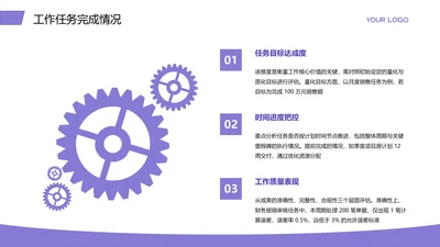 商务风含插图PPT列表