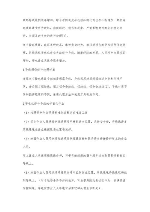 等电位修补架空导线的流程及安全注意事项.docx
