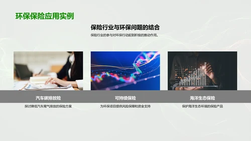 保险业推动环保实践