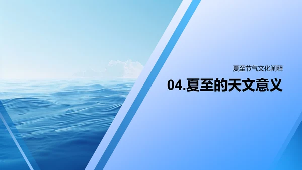 夏至节气演讲报告PPT模板