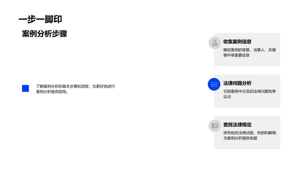 法律案例办公分析PPT模板