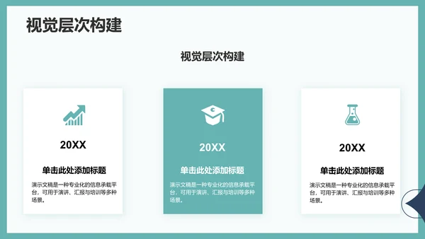 绿色扁平风演讲展示PPT模板
