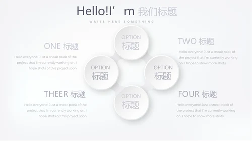 蓝色简约时尚医药医疗报告动态PPT