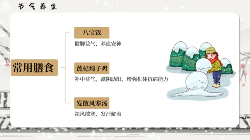 小寒冬天通用PPT模板