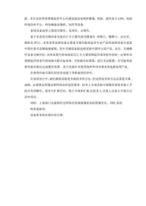 大厦视频监控专业系统设计专项方案.docx