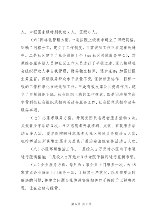 社区党委会党建工作汇报材料.docx