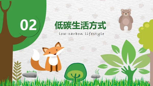 争做环保小卫士低碳生活班会通用PPT模板