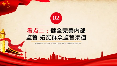 干部选拔任用工作监督办法学习解读PPT