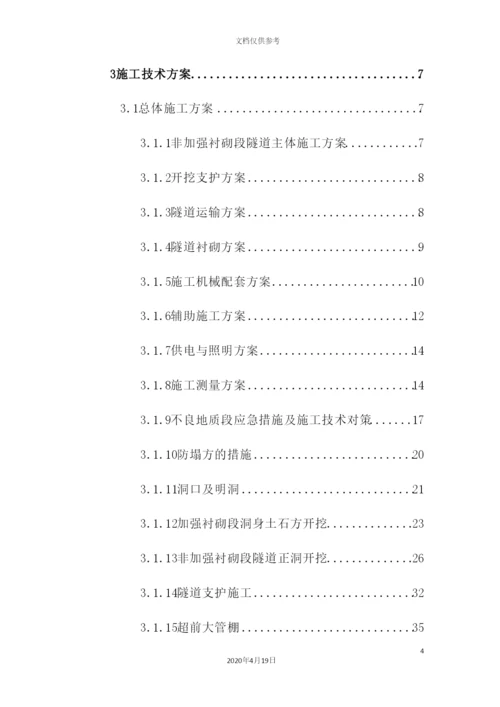 新版隧道安全专项施工方案.docx