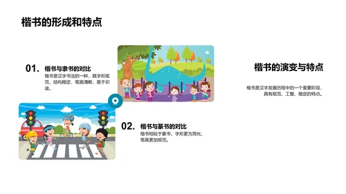 汉字发展历程PPT模板