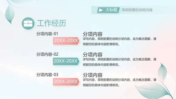 个人简历面试自我介绍岗位竞聘演讲PPT
