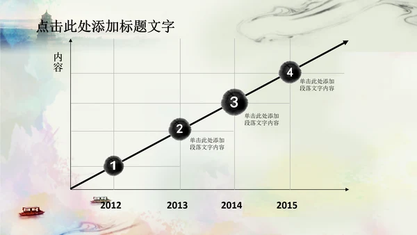 唯美江南水乡水墨中国风ppt动态模板