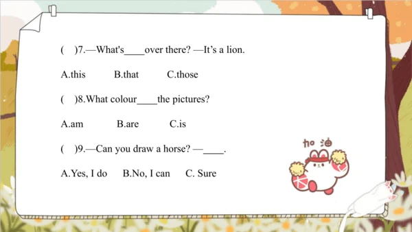 Unit 4 Drawing in the park  Story time 课件(共68张PPT)