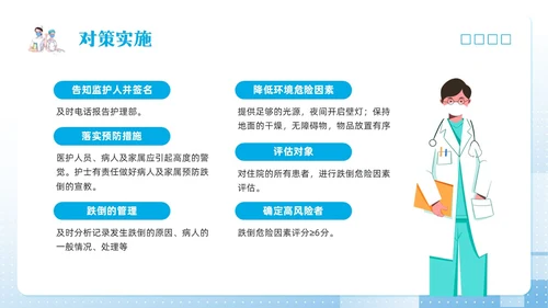 蓝色简约护理pdcaPPT模板宣传PPT动态PPT