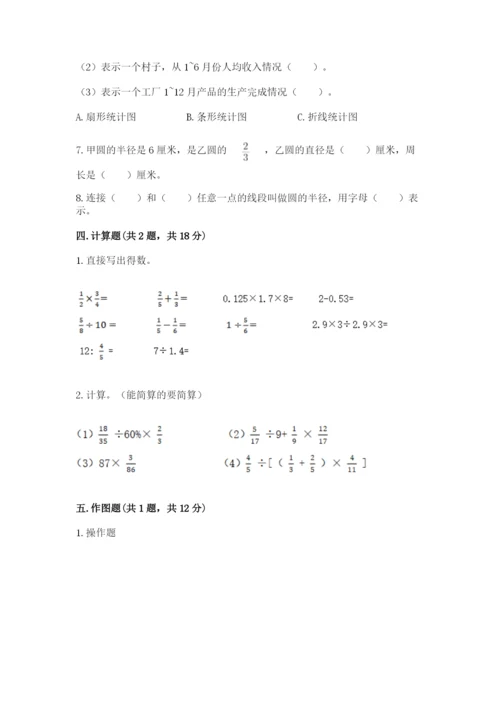 小学六年级数学上册期末考试卷精品【名校卷】.docx